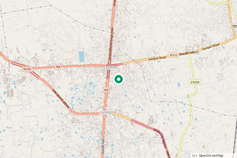 Map of Bhogra