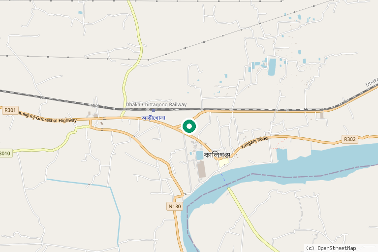 Map of Kaliganj