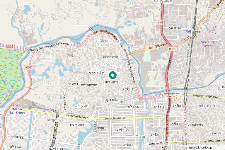 Map of Uttara