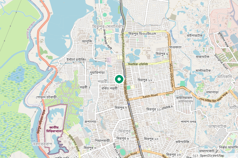 Map of Mirpur