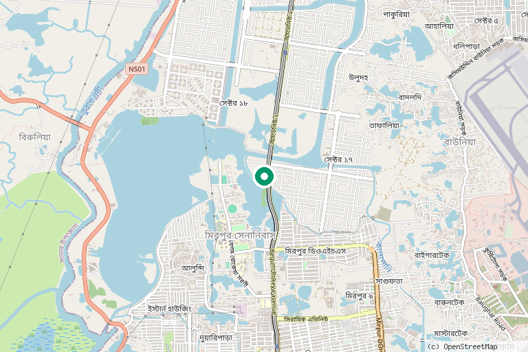 Map of Pallabi
