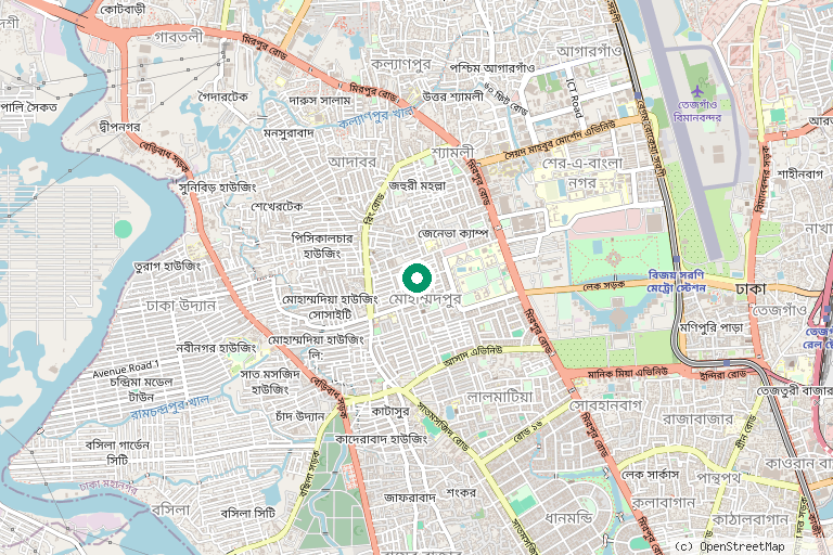 Map of Mohammadpur