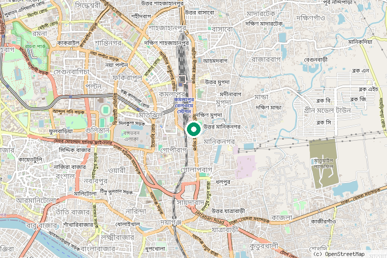 Map of Jatrabari
